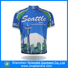 China Manufacturer Men Bicycle Jersey Breathable Cycling Jersey